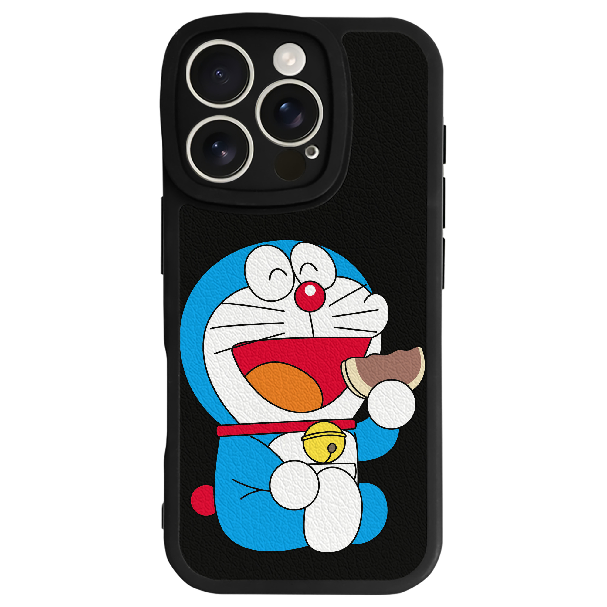 （画像用） ドラえもん Doraemon 【iPhone 16シリーズ対応】シリコンスマホケース（レザー調） 材質：シリコン
